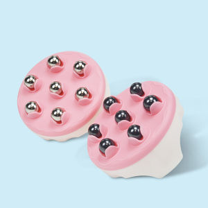 AACAR 1pcs bảy Dragon Ball Massager bóng chân cánh tay con lăn hạt cơ thể Massager thép từ tính Massage Hạt kinh tuyến bàn chải