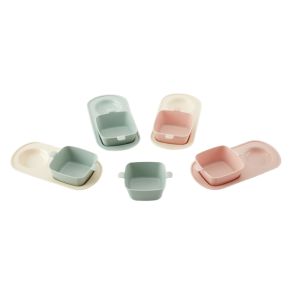 Khay ăn trẻ em cao cấp 2 ngăn hiệu Nestique N-14