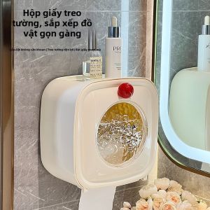 Hộp Giấy Vệ Sinh Đôi Dán Tường Không Cần Khoan Đẹp
