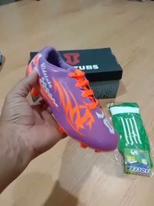 KIDZTUBS Sepatu Bola Anak Paket Komplit Sepatu Bola Tas Skin Deker Kaos Kaki Usia 6-10 Tahun Size 28 29 30 31 32 33 34 35 36 37 KDZ1505122824