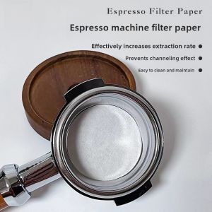 COWEET Italian Coffee Machine Filter Paper 515358mm Powder Bowl Secondary Water Separation 100 Sheets per Pack