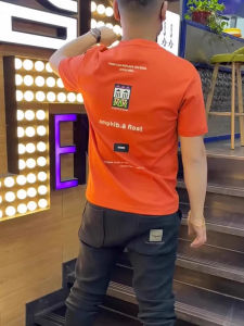 Áo Thun Nam Cotton Ôm Vừa Vặn Mùa Hè Tay Ngắn Cổ Tròn in Họa Tiết Thời Trang Thường Ngày Chất Liệu Cotton Thoáng Khí Thoải Mái