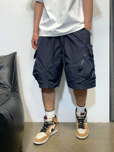 Xu Ta Lang Mens Casual Workwear Shorts Summer Fashion Brand Loose Straight Leg Outdoor Wear Quick Dry Mid-Length Pants