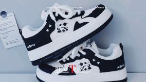 Angelie รองเท้าแต่งกายแบบบันเทิง สำหรับผู้หญิง ครั้งใหม่ปี 2024 สไตล์เกาหลี รองเท้าแบนความสูง สีแบบผสม สำหรับนักเรียน สำหรับกีฬา B044