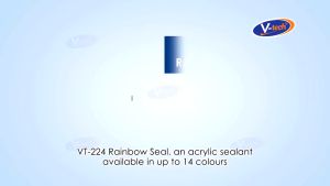 VTech VT-224 Acrylic Sealant Rainbow Various Color Permanently Flexible Seal (450g)
