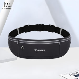 LouisWill Sports Waist Pack Multi Functional Waist Belts Lightweight Seamless Waterproof And Reflective Running Pouch Mens And Womens Outdoor  Waist Pack Belt Bag