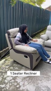 [FREE INSTALLATION] I HOME LUSSO Recliner Sofa Set 1+2+3 CASA Leather Sofa Lounge Chair Relax Sofa Casa Leather