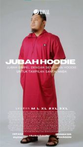 JUBAH HOODIE ROSAL Gamis Sholat Pria Laki laki Ihkwan by ROSAL