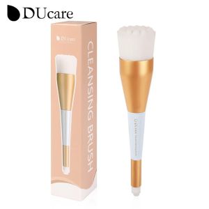 Ducare 2-in-1 bàn chải làm sạch da mặt hướng dẫn sử dụng chăm sóc da Cọ đánh mặt đầu kép mặt Hướng dẫn sử dụng hai mặt bàn chải chùi rửa công cụ cho sâu lỗ chân lông tẩy da chết massage【bài trong 24 giờ & 90 ngày Dịch vụ bảo hành】