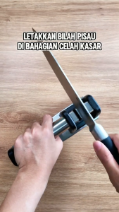 Fukuro Two-Stage Knife Sharpener Easy and Safe Chef Series Sharpener Tool