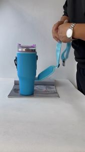 Tas Botol Air Minum For Stanley Quencher 40OZ Ukuran 1L - 1.2L Tas Tumbler Selempang Bottle Pouch Adjustable