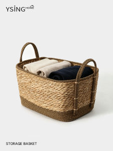 YSINGHOME | Natural Woven Dirty Clothes Basket Large Capacity With Handle