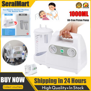 🚚การจัดส่งภายในประเทศ🚚เครื่องดูด1L แบบพกพาเกรดโรงพยาบาลสำหรับขจัดเสมหะใช้ในผู้สูงอายุ/ทารก120นาที