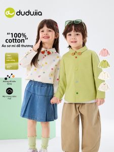 DUDUJIA | Áo Sơ Mi Trẻ Em 100% Cotton