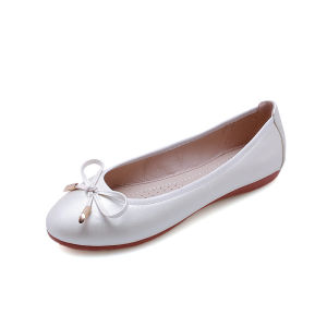 Bowy Round Toe Eggroll Shoes Dimpled Soles