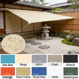 Rectangular Waterproof Sunshade Sail Shed - UV Resistant Sunshade Shed and Privacy Screen Suitable for Outdoor Gardens Terrace