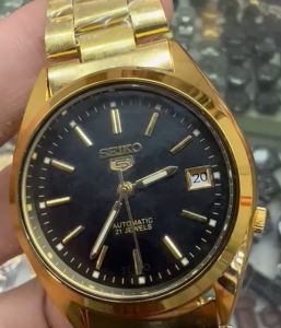 Jam Tangan Seiko Automatic Tanpa Batrai / Seiko Tanggal / Seiko 5 / Seiko Otomatis Stainless