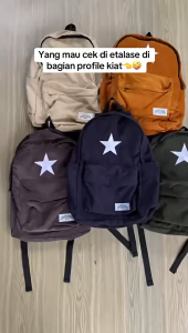 TAS BACKPACK CORDUROY CNVRS BINTANG TRADE PAYTON SERIES REWORKED RANSEL / TAS RANSEL SEKOLAH STAR CORDUROY BACKPACK CORDUROY PRIA WANITA || TAS LAPTOP CORDUROY
