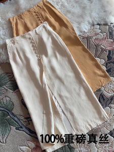 Silk Half Skirt Commute Medium Length Womens Style High Waist Straight Cut City Street Fashion No Brand 100% Silk