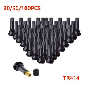 20/50/100pcs Universal Snap-in Car Tubeless Tyre Valve Stems Rubber Alloy Vacuum Tire Air Valve for Auto Motorcycle