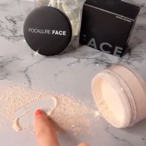 TomatoMochi ~ Focallure Bedak Powder Loose Bedak Tabur