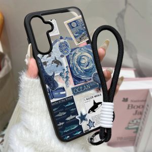 Ocean Beach Collage Case for Samsung S25 Ultra S26 S24 S23 FE A37 A57 A36 A56 A55 A54 5G A07 A17 A26 A35 A15 A16 A06 A05 Cover