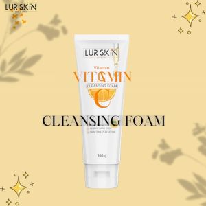 🔥ส่งฟรี ส่งไว🔥 LUR SKIN Vitamin C Orange Cleansing Foam โฟมล้างหน้าวิตามินซี ปรับผิวกระจ่างใส สะอาดล้ำลึก ลดความหมองคล้ำ 100 กรัม