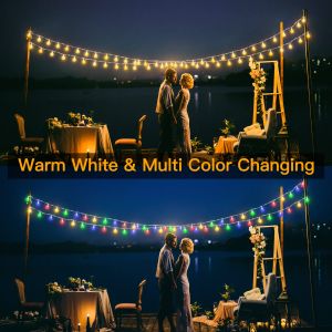 Globe String Lights 17 Meter 100 LED 11Modes USB Plug Operated Crystal Color Changing Christmas String Lights with RemoteIndoor Outdoor String Lights for PatioBedroomClassroomPartyWedding