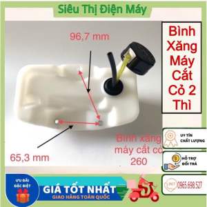 Bình Xăng Máy Cắt Cỏ 2 Thì 260-330-430 [ Hàng Xịn ]