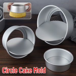 4/6/8 Inch Cake Mold Movable Bottom Chiffon Mousse CakeRound Aluminum Alloy Cookie Baking Tool