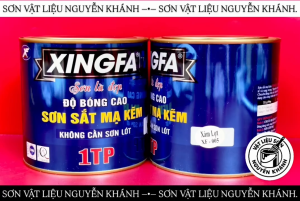 SƠN XINGFA MÃ XF-005 MÀU XÁM LỢT – SƠN SẮT MẠ KẼM 1TP ĐỘ BÓNG CAO KHÔNG CẦN SƠN LÓT