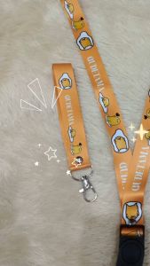 STRAP LANYARD CARD HOLDER Gudetama Tali ID Card Gantungan Kunci Handphone