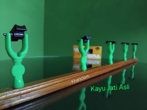 Saka libra pion + dudukan/standar kayu kanco sensitip joran timbang dudukan jeujeur timbangan ningnong alat pancing anti badai bisa bleseng dan rakit