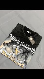 Kaos Pria Dewasa Lengan Pendek Black Sabbath Distro Bahan Katun Combed 24s