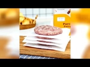 500Pcs 11*11cm Burger Patty Paper Squares Non-Stick Hamburger Meat Patty Separating Paper Liner