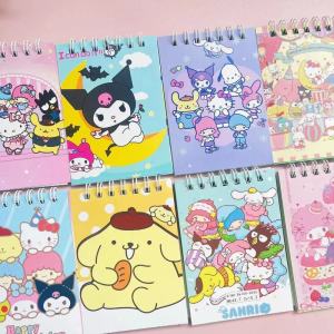 Kurokos Circular Notebook Cute Cartoon Character Student Prize Gift Item Small Sized Memo Notebook Other Brand Paper Goods