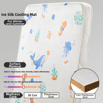 Shiada | Natural Coconut & Latex Baby Mattress