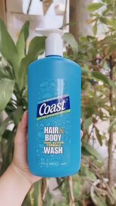 Sữa Tắm Gội COAST HAIR AND BODY WASH Cho Nam 946ml USA