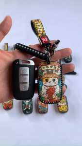 Bao Da Chìa Khoá Kia Morning Rio Sorento Sportage Optima K5 Phong Cách Cá Tính Độc Đáo - Móc Khóa