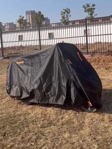 SEAMETAL Motorcycle Cover 3 Layer Rainproof Waterproof Dustproof Motorcycle Selimut Outdoor Protective penutup motor