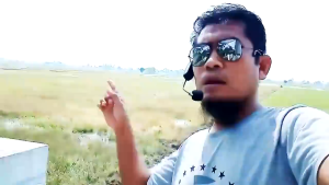 COD CEPAT TaffSTUDIO Microphone Wireless Telinga Jarak Jauh / Mic Bando Imam Masjid Terbaik 2.4G Headset 2 PCS with Receiver - SI02