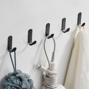 5/10pcs กาว Heavy Duty Sticky Hooks สแตนเลสสตีลเสื้อผ้ากระเป๋าแขวนตะขอห้องน้ํา Robe ผ้าเช็ดตัว Organizer Hook