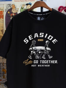 Áo Thun Nữ Tay Ngắn Mùa Hè 2025 Thiết Kế Mới Tay Ngắn Phong Cách Đường Phố Graffiti Mát Mẻ Đi Du Lịch Biển Cotton Thoáng Khí