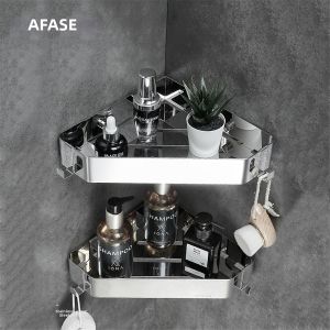 GUANGMANZHI | Corrosion-Resistant Bathroom Corner Shelf Stainless Steel