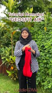 Gendongan Bayi CUDDLEME Geosfit - Cuddle Me Baby Carrier M Shape Geos Feather Air Spessa Balita