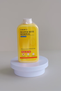 硫磺沐浴露 止痒沐浴露 硫磺除螨祛痘控油深层清洁 Sulfur Body Wash Sabun Sulfur Remove Mites And Acne Oil Control Deep Cleansing Itch-Relief Shower Gel