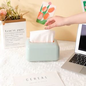 Curami Retro Tissue Holder — Soft Pack Tissue Box with Spring & Magnetic Lid Bekas Tisu Retro