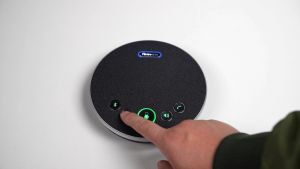 TEVO-M3B Bluetooth Conference Speakerphone Bluetooth 5.0 with Bluetooth Dongle Conference Speaker 5M Voice Pick Up Range for 8-10 People Work with OBS Zoom Teams