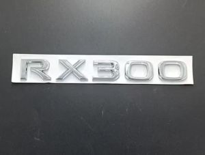 Emblem Bagasi Mobil Lexus Tulisan RX 300 Chrome CAR