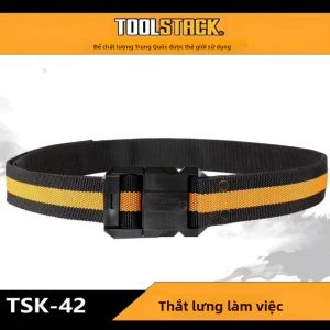 TOOLSTACK Thắt Lưng Làm Việc Nhẹ Bền Chất Liệu Vải Oxford Cao Cấp Với Túi Đựng Dụng Cụ Có Khóa Điều Chỉnh Dành Cho Nam Và Nữ